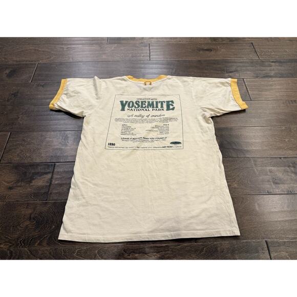 Parks Project Mens Beige Yellow Yosemite National Park Graphic Short Sleeve S - Picture 3 of 8